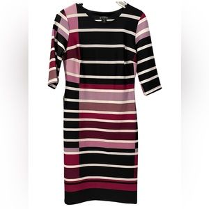 Enfocus Studio Geometric Print Sheath Dress Women’s Size 6